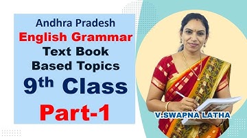A.P TET+DSC English Grammar Textbook Topics - Class-9, Part-1