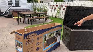 Suncast Java 134 gal deck box review