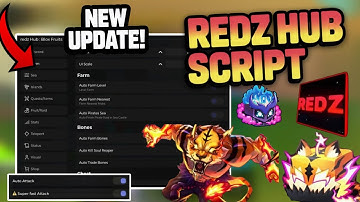 Update Script Blox Fruit Mobile No Key REDZ HUB UPDATE 🎃 FRUIT RAIN, AUTO FARM LEVEL, RAID, RACE V4