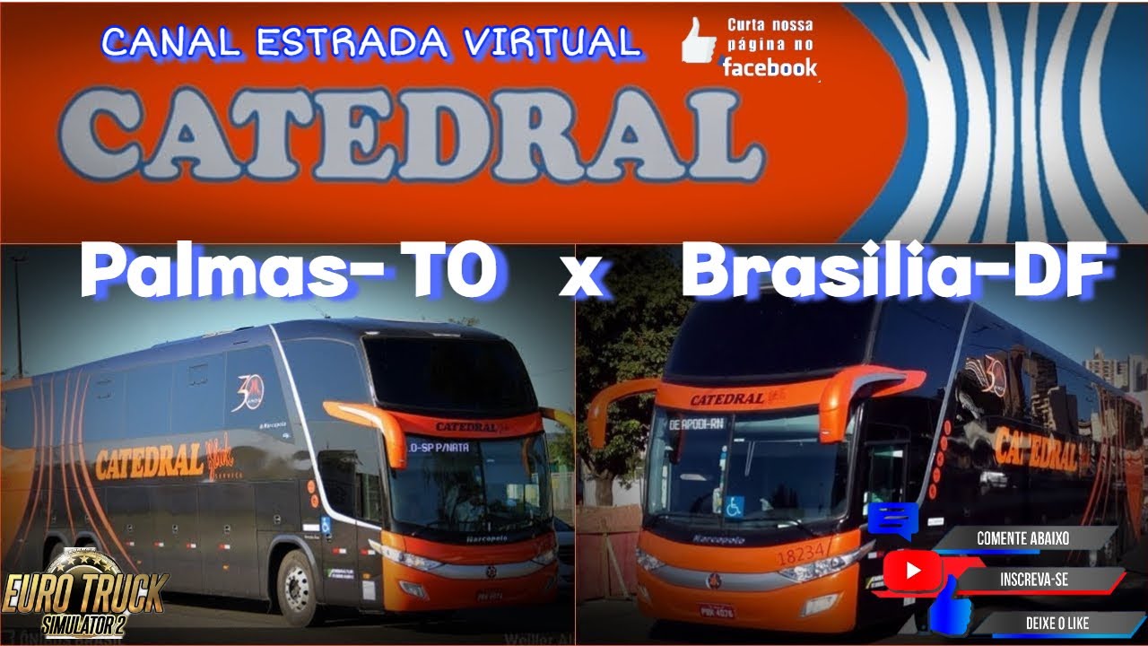 CATEDRAL  / Palmas-TO x Brasilia-DF/ Vissta Buss DD / Mercedes Benz / Mapa EAA /  