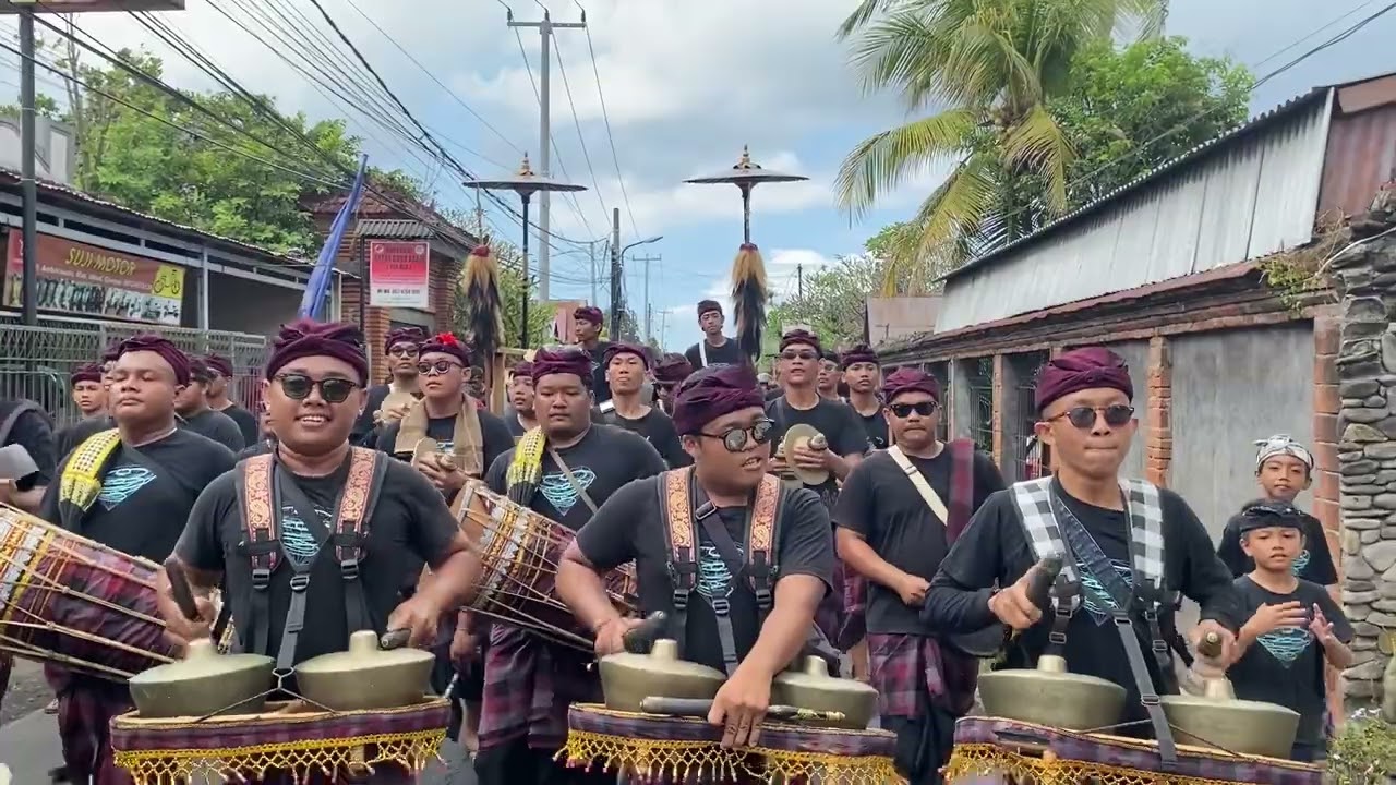 Balaganjur saru api br kumbuh mas ubud bali, ngaben masal batanancak 30june 2023
