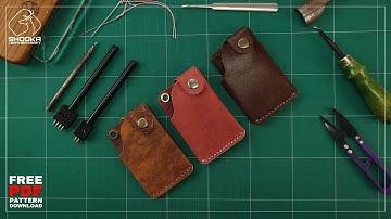 How to Make The Urbanist EDC Vertical Wallet  VER.2 | Step-by-Step Leather Craft Tutorial
