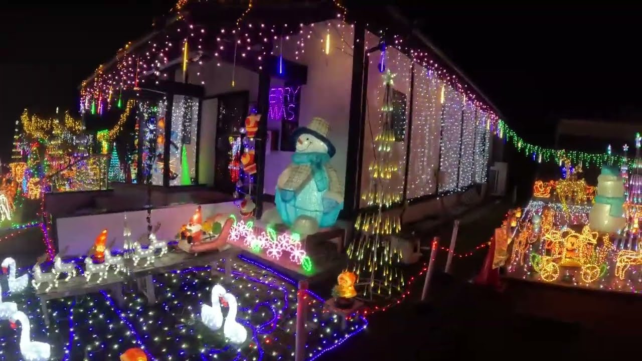 南関町歯医者さんのクリスマスイルミネーション 2022 - YouTube