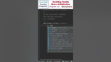 Java Program 53 | HashMap | Double Brace Initialization in Java #Shorts #java #coding #viral