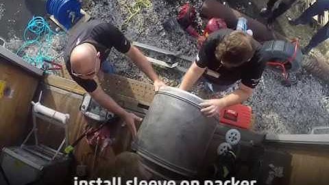 Installing an 24" Quick-Lock over an offset joint in Chicago.