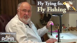 Unintentional ASMR  Calmly Crafting Fish Bait (relaxing voice, focused closeup fly tying)