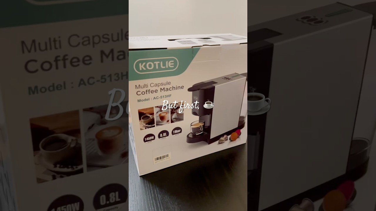 First coffee machine 
