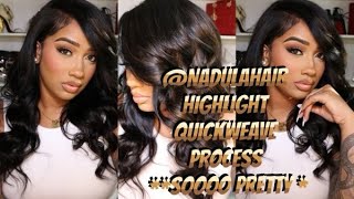 COME WITH ME TO GET A QUICKWEAVE | FT. @NadulaHair #nadulahair #nadulawig