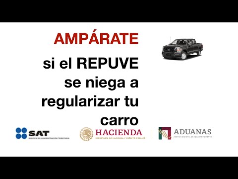 AMPARATE 👁️ 👇 si REPUVE se niega a regularizar tu carro porque ya lo tiene registrado. 👇👇👇