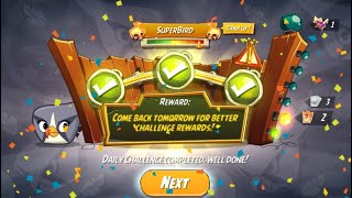 Angry Birds 2 Daily Challenge Today | How to beat Master Bird Challenge Silver Slam Friday #170524