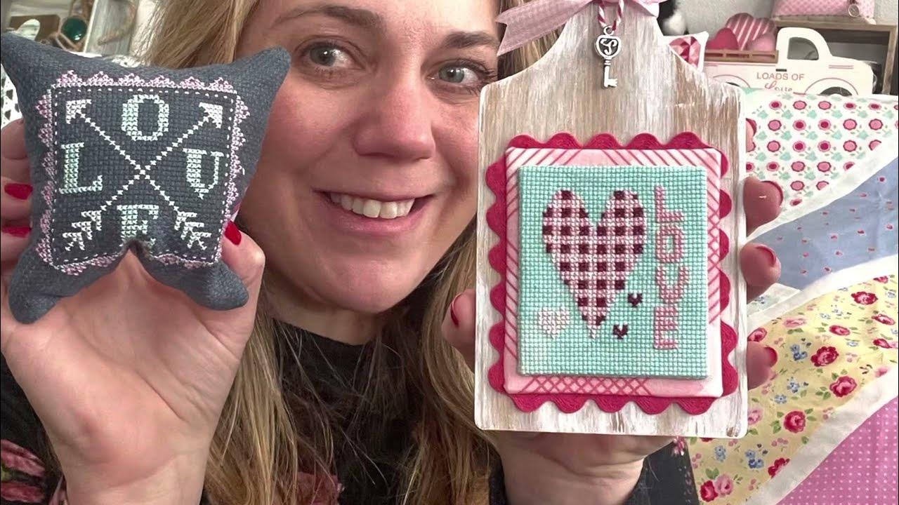 Flosstube 48 Love FFOs and Almost Fully Finished Cross Stitch YouTube