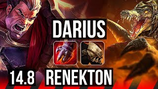 DARIUS vs RENEKTON (TOP) | 6 solo kills | EUW Master | 14.8
