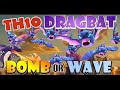 Bat Bomb or Bat Wave? Master TH10 Dragbat Attack - Best TH10 Attack Strategies in Clash of Clans