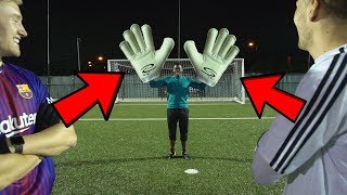 El Clasico Giant Hands Penalty Challenge Barcelona Vs Real Madrid