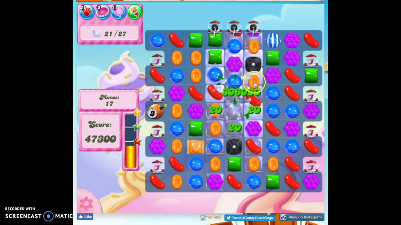 Candy Crush Level 270 Audio Talkthrough, 3 Stars 0 Boosters - YouTube