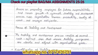 BPCS 187 Solved Assignment 2025-2026 | BPCS 187 Solved Handwritten Assignment 2025-2026 in English