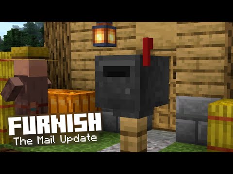 so I added mail to minecraft (Furnish 0.4 Update Video)