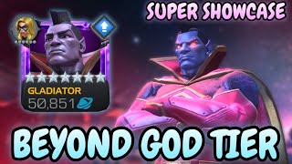 THE SUPER SHOWCASE: GLADIATOR! Beyond God Tier and Still So Underrated! | Mcoc
