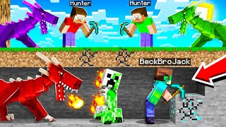 Minecraft Manhunt but I have DRAGONS!