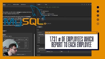 Cracking LeetCode 1731 - The Number of Employees Which Report to Each Employee | SQL Tutorial