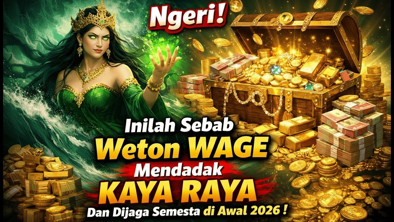NGERI❗Inilah sebab WETON WAGE mendadak KAYA RAYA ❗Dan di jaga semesta di Awal Tahun 2026 ❗