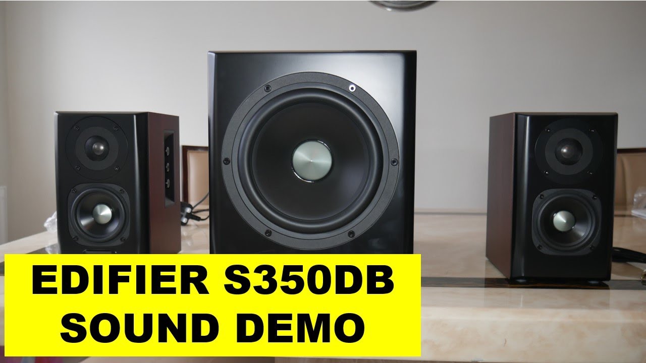 Edifier S350DB - 5 Track Sound Demo - YouTube
