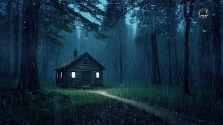 GET OVER INSOMNIA with Heavy Rain & Very Huge Thunder Sounds on Old Roof - Night Rain for Sleeping