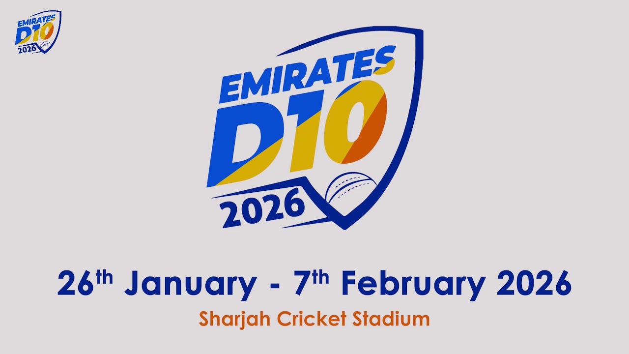 Emirates D10 Series 2026 - Fujairah vs Dubai Match 1 - Sharjah Cricket Stadium