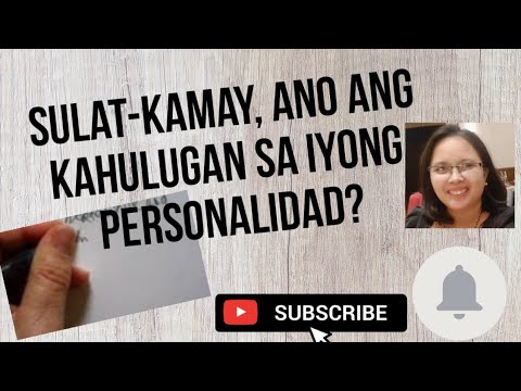 Video: Paano Nakakaapekto Ang Character Sa Sulat-kamay?