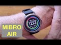 SIMSON MIBRO AIR with Rotating Dial IP68 Waterproof Bluetooth 5.0 Sports Smartwatch: Unbox& 1st Look