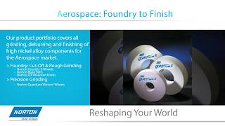 Norton Abrasives Products for Aerospace Market