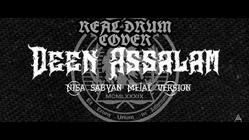 Nissa Sabyan - Deen Assalam (Metal Ghotic) | Real Drum Cover