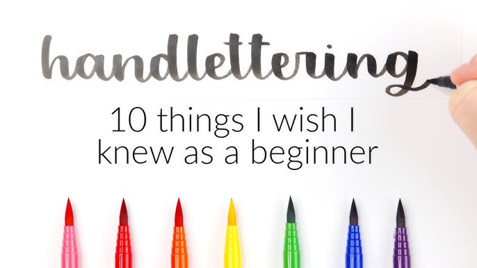 Four hand lettering types for beginners - The Pen Company Blog