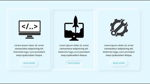 Responsive Neumorphism card UI  design Using HTML and CSS