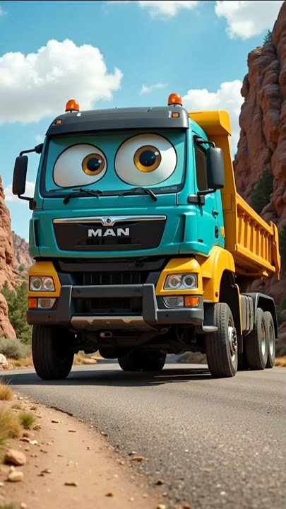wow😮 dump truck MAN, fire truck, hino, ud trucks, bus 'horn sound' variations, mixer truck 20