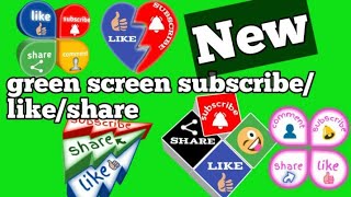 green screen subscribc/Like/shareكروما اشتراك ولايك جديده
