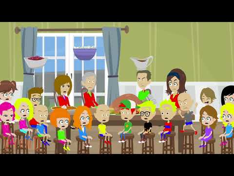Classic Caillou Gets Grounded on Thanksgiving