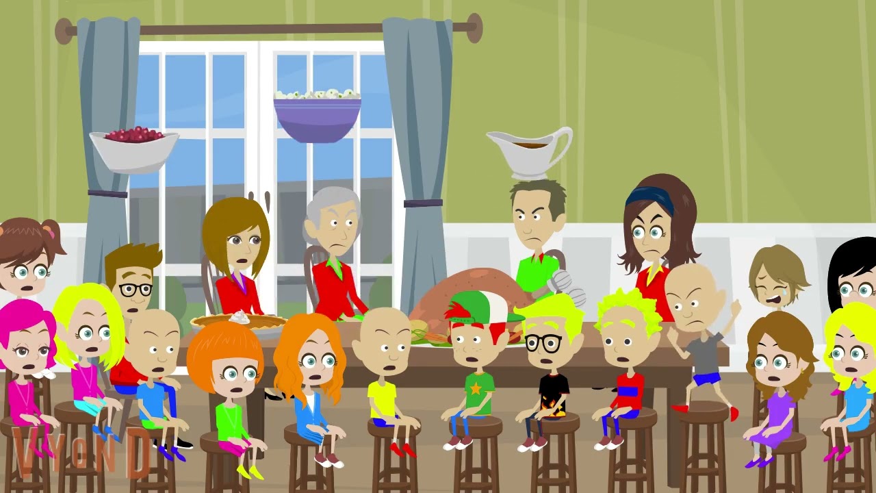 Classic Caillou Gets Grounded on Thanksgiving