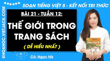 Tiếng Việt lớp 5 Bài 21: Thế giới trong trang sách - trang 109 | Kết nối tri thức (DỄ HIỂU NHẤT)