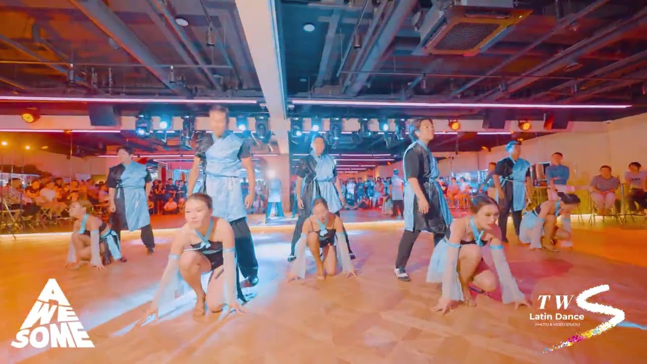 A We Some open Party -로꼬노 마즈 By 시니 & 세라 살사 공연 Salsa - 강남클럽