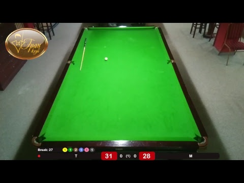 Gran Klub - Snooker Table 2 - Live Streaming by SnookerON.com billiards table size