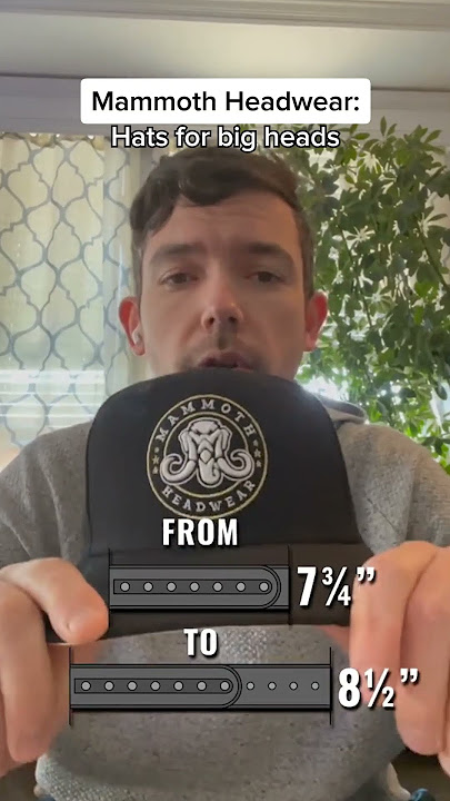 Perfect Fit Snapbacks for Big Heads - Mammoth Headwear! #shorts