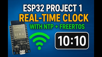 ESP32 Project 1 Real Time Clock with NTP and FreeRTOS