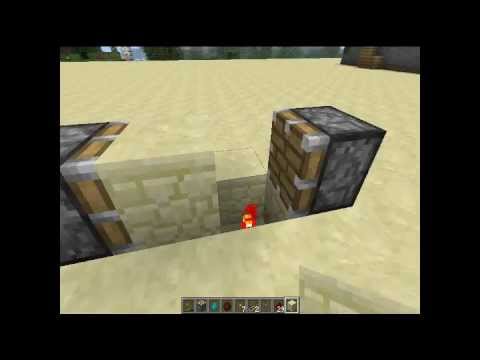 RS NOR Latch Tutorial Minecraft (Piston)
