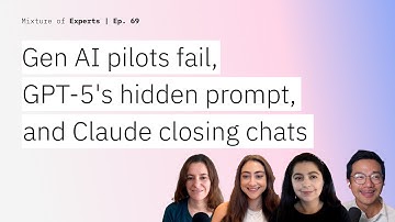 Gen AI pilots fail, GPT-5