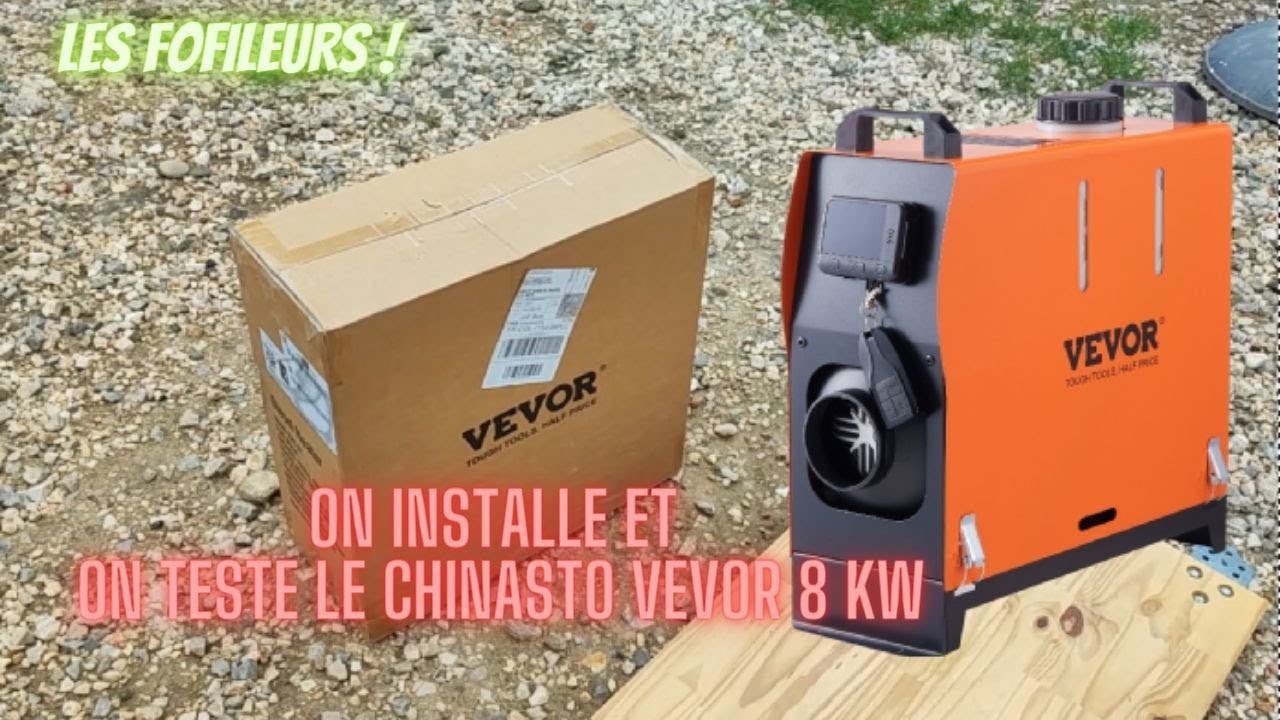 Installation d'un chauffage diesel VEVOR 8 Kw . 