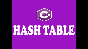 ( PART-1 ) HASH-TABLE COLLECTION IN C# ( URDU / HINDI )