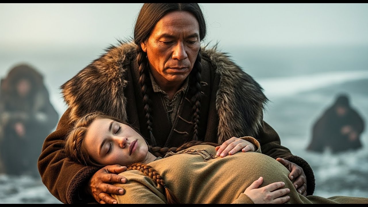 Těhotná vyvrhelka ponechaná zemřít ve sněhu, zachráněná náčelníkem Navahů který si ji vybral za svou