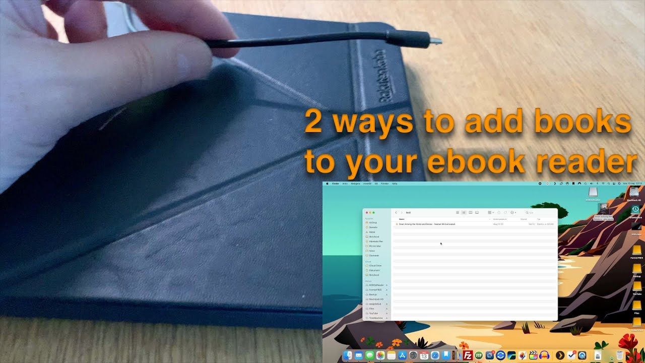 How To Transfer Ebooks To A Kobo Libra H2O E-Reader (Ebook Reader)