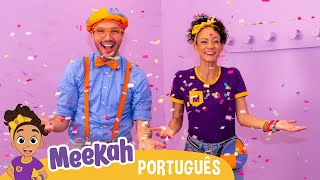 Color Factory em Nova Iorque | Olá Meekah! | Videos Educativos para Crianças